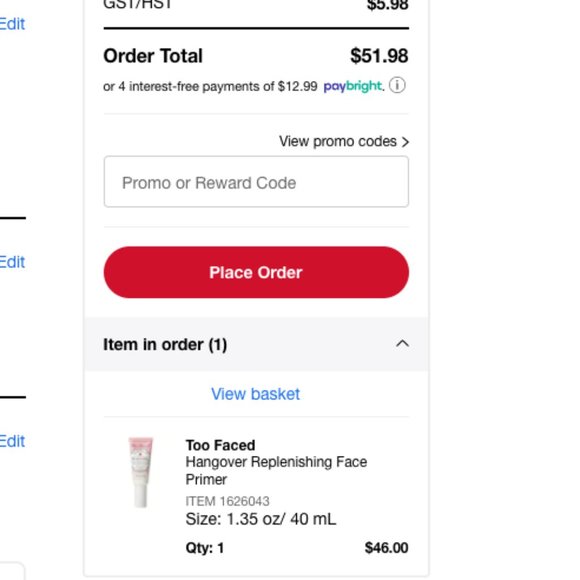 Too Faced Hangover Makeup Primer - BRAND NEW - Picture 7 of 7